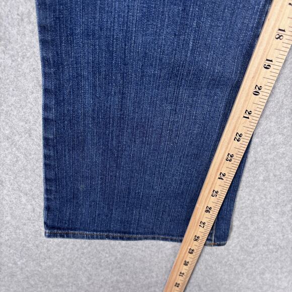 Y2K Old Navy Bootcut Ultra Low Rise Jeans 10P Stretch Faded Western 29 Inseam - Picture 8 of 11